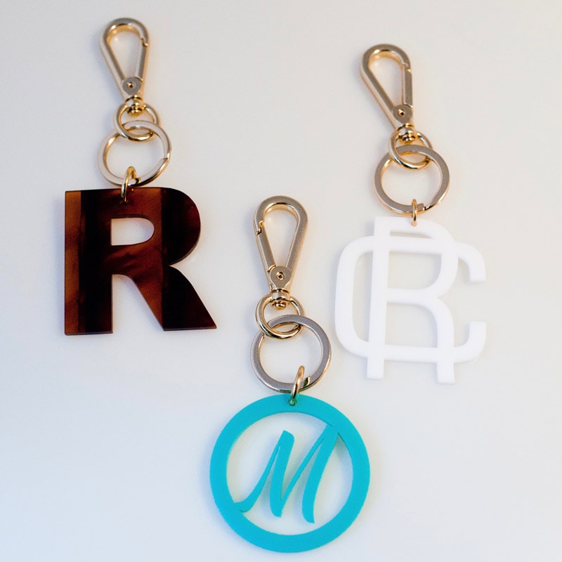 bogg bolsa initial charms