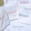 kit 5 toalhas praia bordadas beach - buddemeyer
