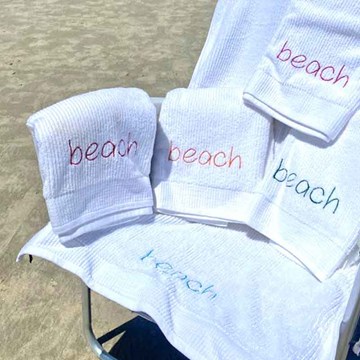 kit 5 toalhas praia bordadas beach - buddemeyer