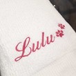 toalha bordada pet cachorro Buddemeyer